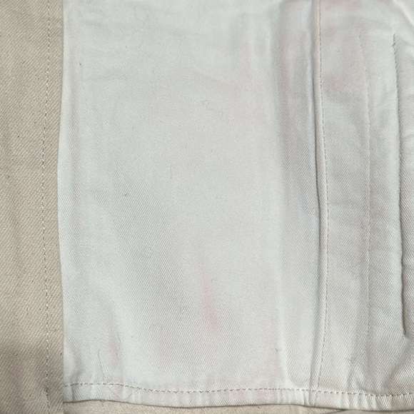 & Other Stories Belted Denim Jacket chore coat in Vintage Canvas - Picture 4 of 5